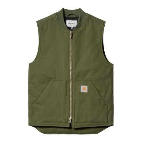 Carhartt Wip Classic Vest FW24 in Tarragon/rigid