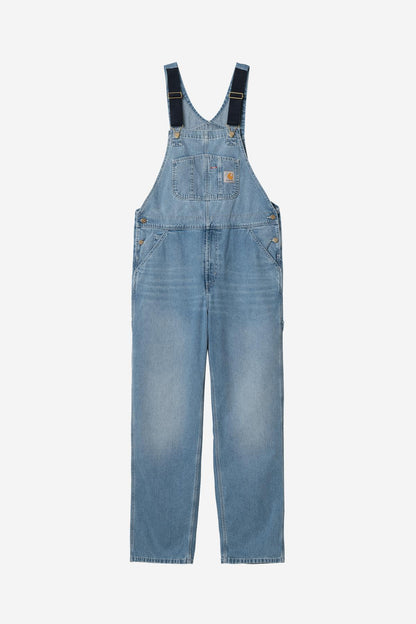 Carhartt WIP Bib Overall stone washed in Light True Washed