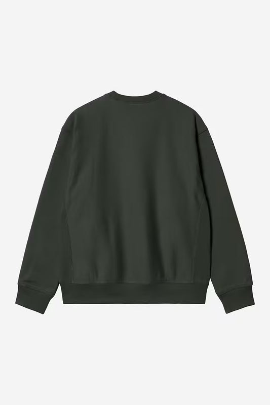Carhartt WIP American Script Sweat in Raven