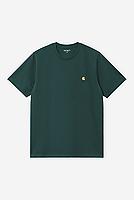 Carhartt WIP S/S Chase T-Shirt Cotton Combed Single Jersey in Dark Fir/Gold
