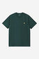Carhartt WIP S/S Chase T-Shirt Cotton Combed Single Jersey in Dark Fir/Gold