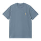CARHARTT WIP S/S Chase T-Shirt 100% Cotton HW25 in Angelite/Gold