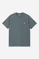 CARHARTT WIP S/S Chase T-Shirt FS26 in Cozy Blue/Gold