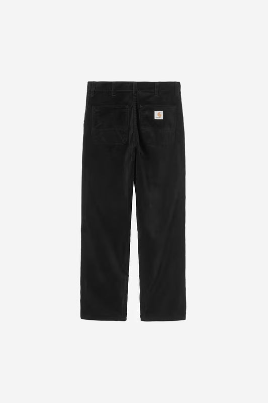 CARHARTT WIP Simple Pant 100% Cotton 'Coventry' Corduroy. 8 Wales. 9.7 oz in Schwarz/rinsed