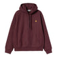 CARHARTT WIP Hooded American Script Sweat Cotton/Polyester Sweat. 420 g/m² in Rondo