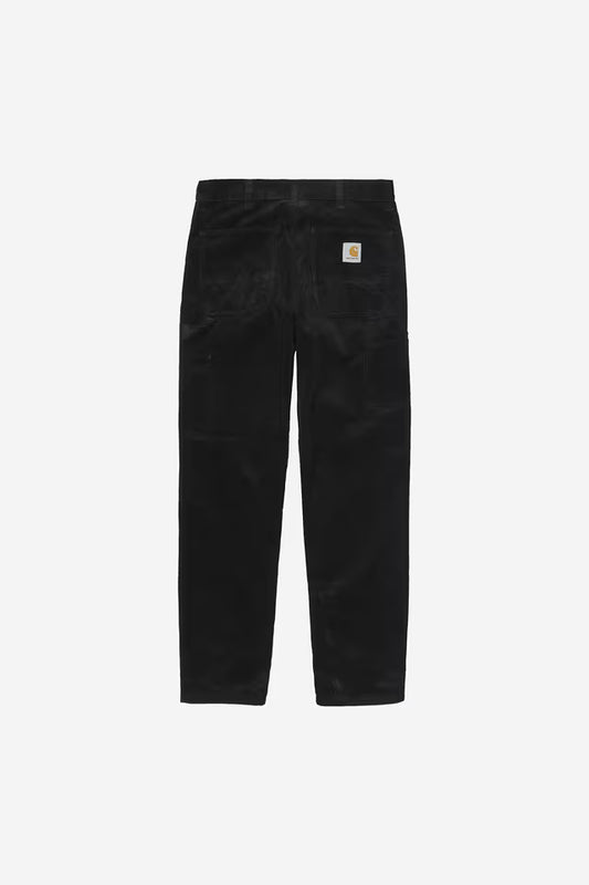CARHARTT WIP Single Knee Pant 100% Cotton 'Coventry' Corduroy. 8 Wales. 9.7 oz in Schwarz/rinsed