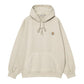 CARHARTT WIP Hooded Vista Sweat Cotton Sweat. 450 g/m² in Fleur De Sel/garment dyed