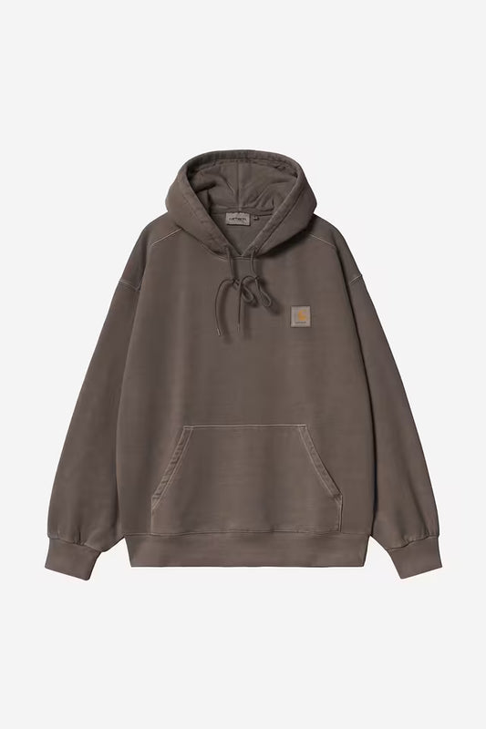 Carhartt WIP Hooded Vista Sweat in Tobacco/garment dyed