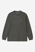 CARHARTT WIP L/S Nelson T-Shirt FS26 in Black garment dyed