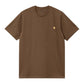 Carhartt WIP S/S American Script T-Shirt in Lumber