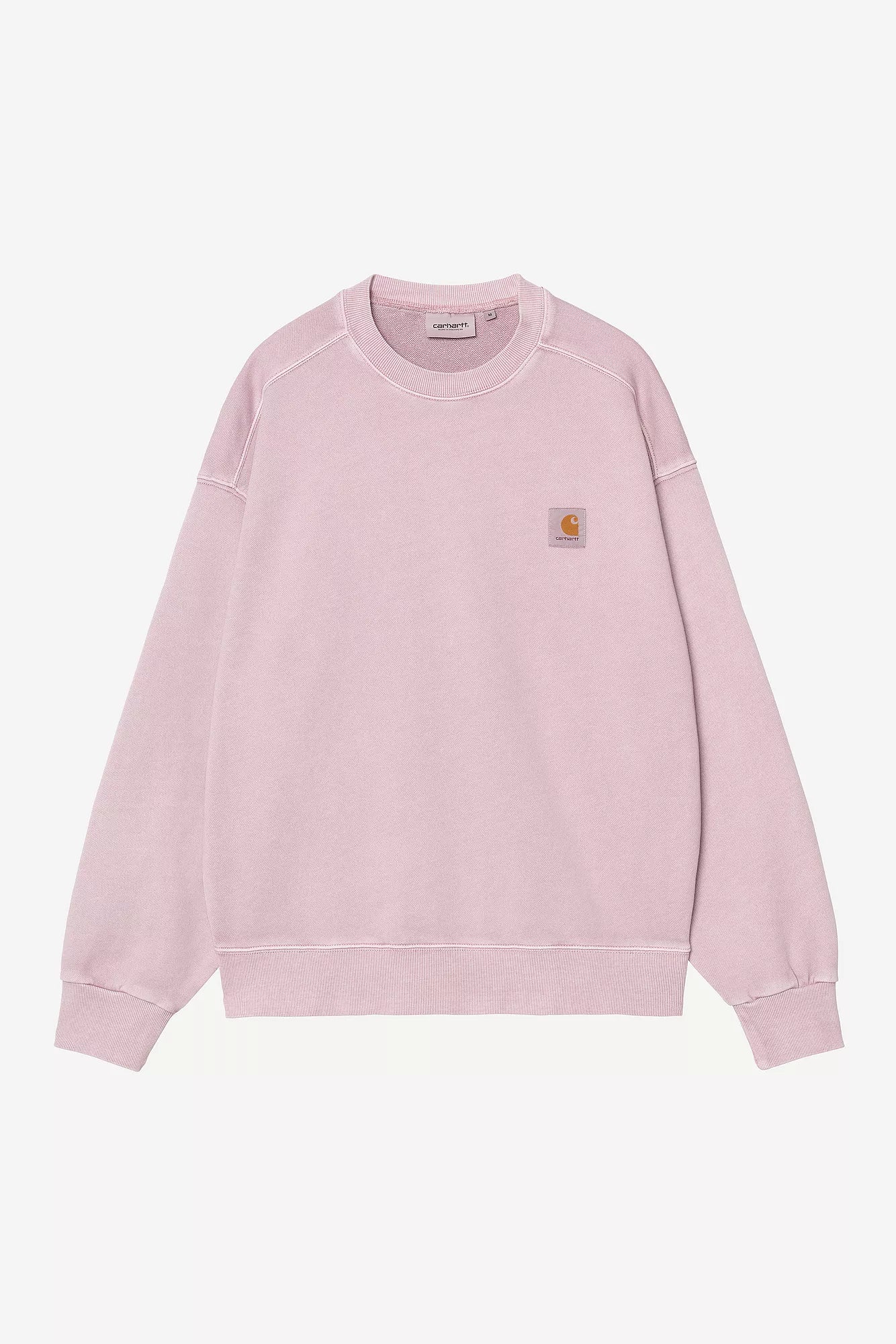 CARHARTT WIP Nelson Sweat in Hortensia/garment dyed