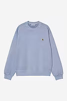 CARHARTT WIP Nelson Sweat FS26 in Gentle Blue garment dyed