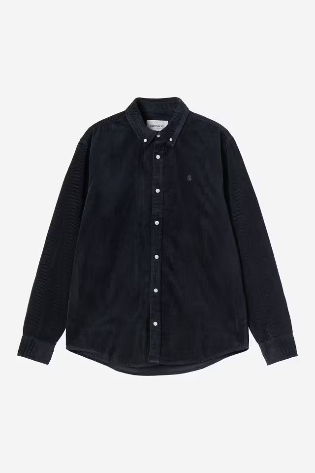 CARHARTT WIP L/S Madison Cord Shirt 100% Cotton Corduroy. 8 Wales. 9.1 oz