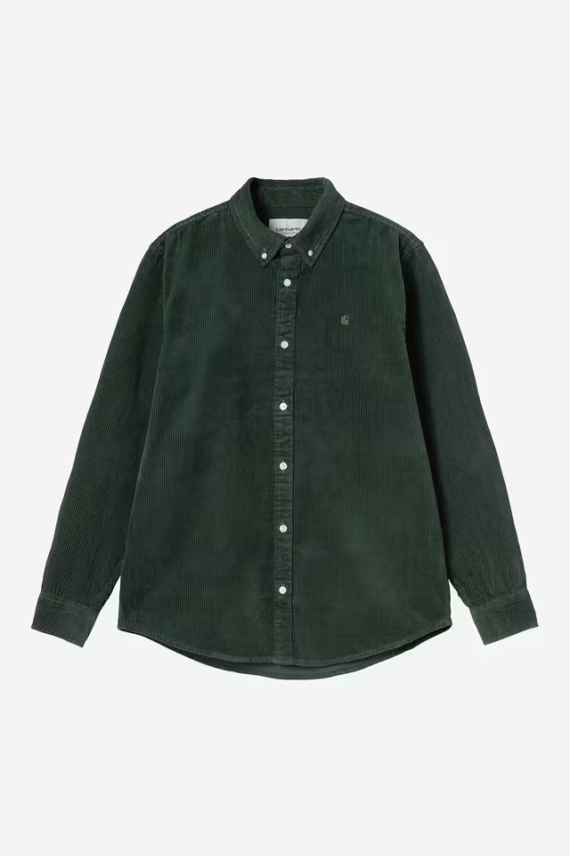 CARHARTT WIP L/S Madison Cord Shirt 100% Cotton Corduroy. 8 Wales. 9.1 oz
