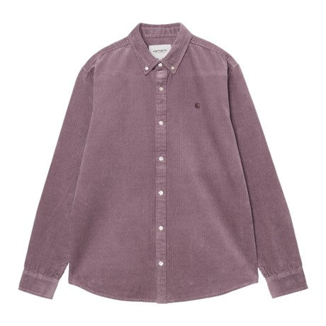 CARHARTT WIP L/S Madison Cord Shirt 100% Cotton Corduroy. 8 Wales. 9.1 oz