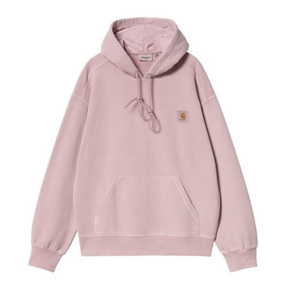 CARHARTT WIP Hooded Nelson Sweat in Hortensia/garment dyed