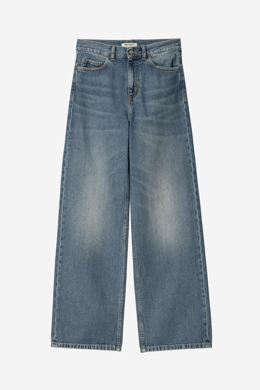 Carhartt WIP   Women Jane Pant Blue /dark used wash