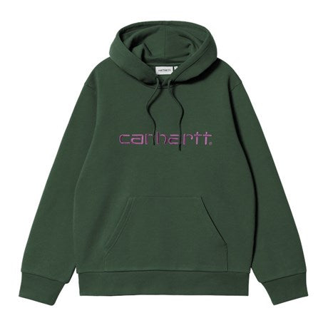CARHARTT WIP Hooded Carhartt Sweat Cotton/Polyester Sweat. 440 g/m² in Sycamore Tree/Phlox