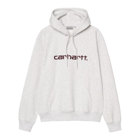 CARHARTT WIP Hooded Carhartt Sweat Cotton/Polyester Sweat. 440 g/m² in Ash Heather/Rondo