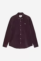 CARHARTT WIP L/S Madison Fine Cord Shirt FS26 in Cozy Purple/Wax