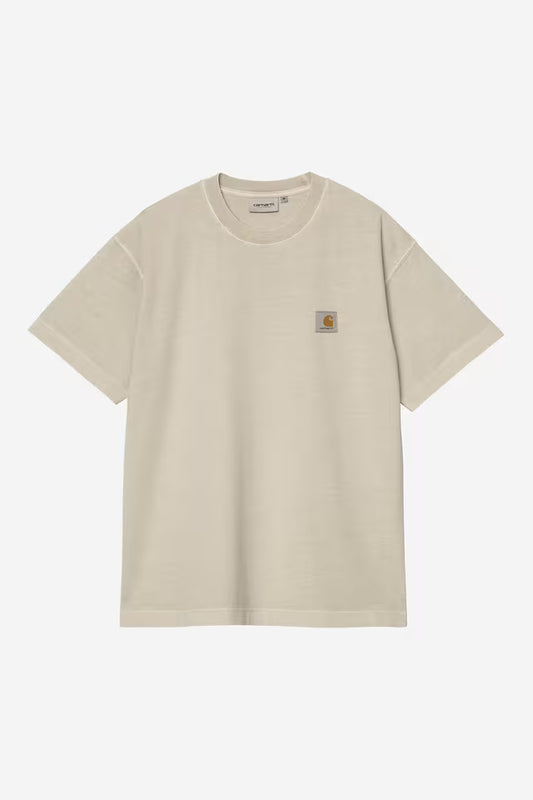 Carhartt WIP S/S Vista T-Shirt in Fleur De Sel/garment dyed