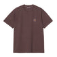 CARHARTT WIP S/S Vista T-Shirt Cotton Single Jersey. 230 g/m² in Palisander/garment dyed