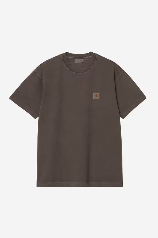 Carhartt WIP S/S Vista T-Shirt in Tobacco/garment dyed