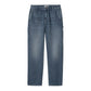 Carhartt WIP W' Pierce Pant Straight Maverick Denim in Blue Dark Used Washed