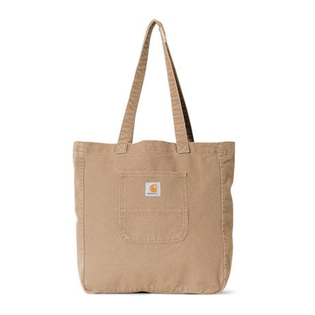 Carhartt Wip Bayfield Tote FW24 in Peanut/rinsed