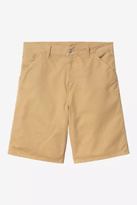 CARHARTT WIP Single Knee Short 100% Cotton 'Newcomb' Drill