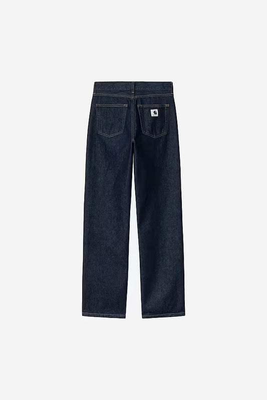 CARHARTT WIP W' Noxon Pant 100% Cotton 'Smith' Denim. 13.5 oz in Blau/rinsed