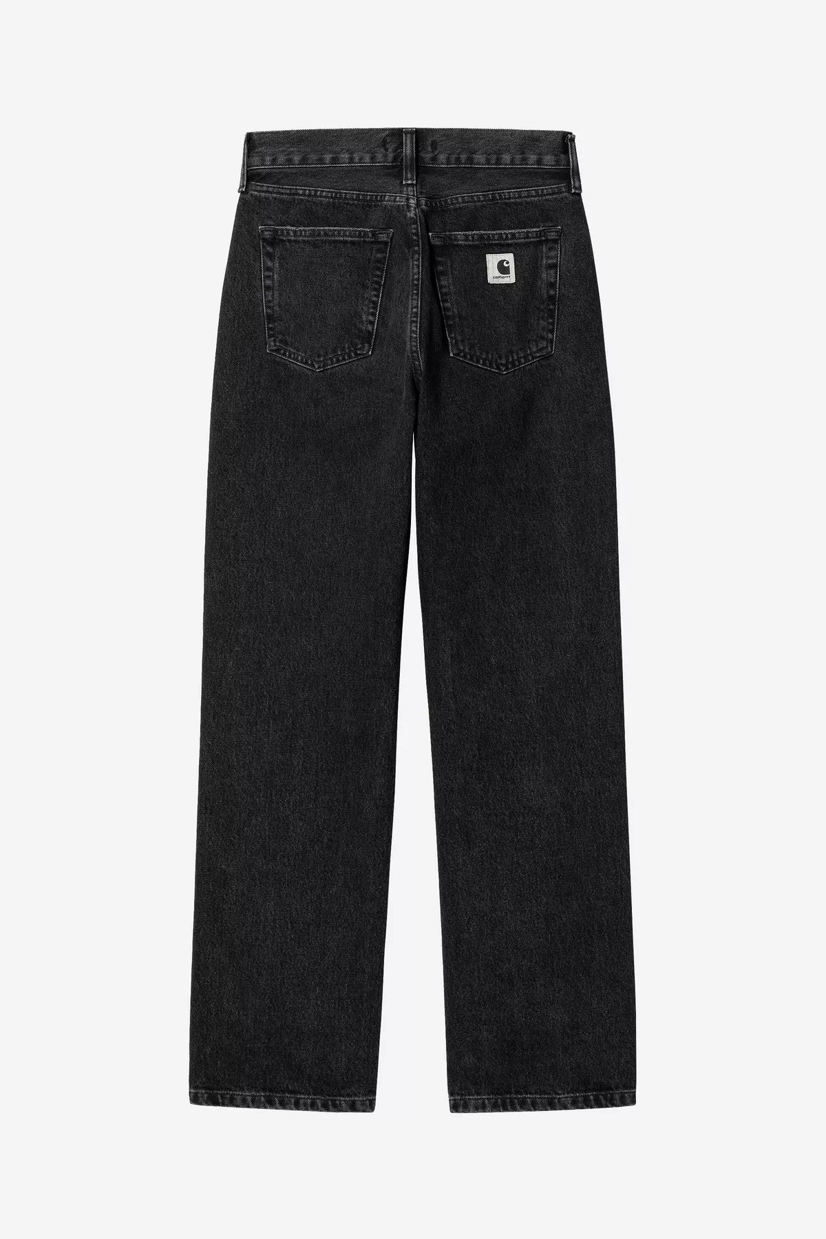 Carhartt WIP W' Noxon Pant Smith Denim in Black Stone washed