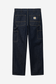 Carhartt WIP Single Knee Pant 100% Cotton rinsed and heavy stone bleached Smith Denim in Blue Rinsed