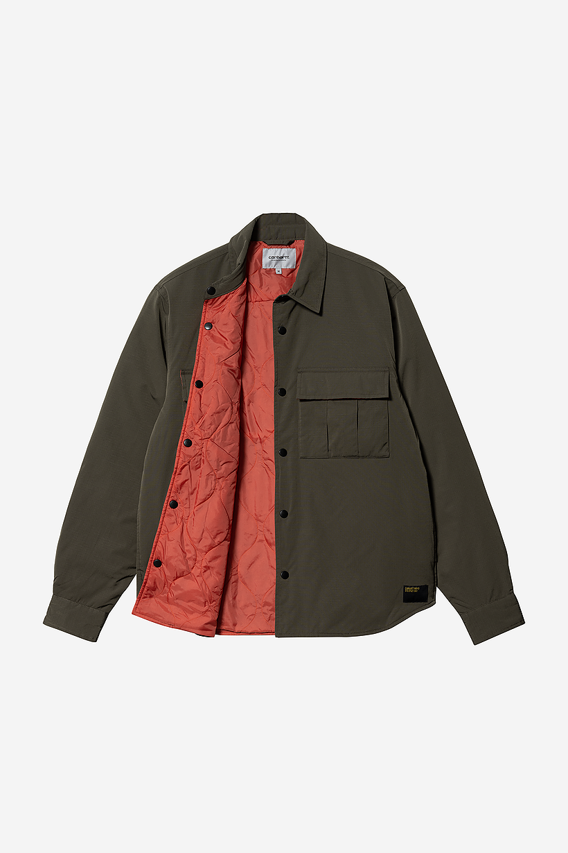 Carhartt WIP Fresno Shirt Jac Nylon Ripstop, 3.1 oz in Cypress