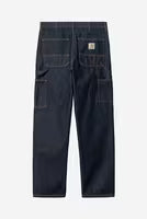 CARHARTT WIP Double Knee Pant FS26 in Blue rinsed