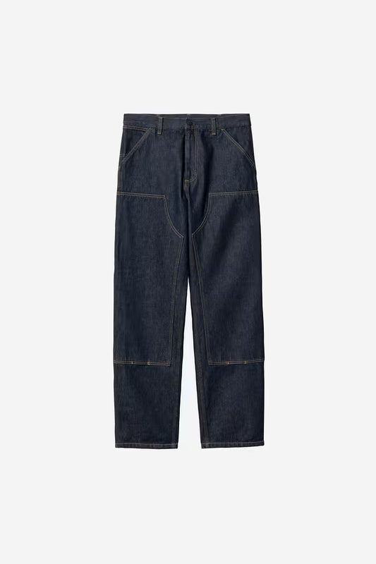 CARHARTT WIP Double Knee Pant FS26 in Blue rinsed
