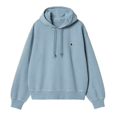 CARHARTT WIP W' Hooded Nelson Sweat in Clay Blue/garment dyed