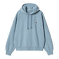 CARHARTT WIP W' Hooded Nelson Sweat in Clay Blue/garment dyed