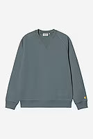 CARHARTT WIP Chase Sweat FS26 in Cozy Blue/Gold