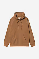 CARHARTT WIP Hooded Chase Sweat FS26 in Hamilton Brown/Gold