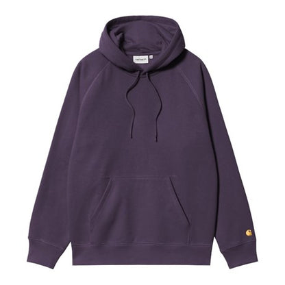 CARHARTT WIP Hooded Chase Sweat Cotton/Polyester Sweat. 440 g/m² in Lakers/Gold