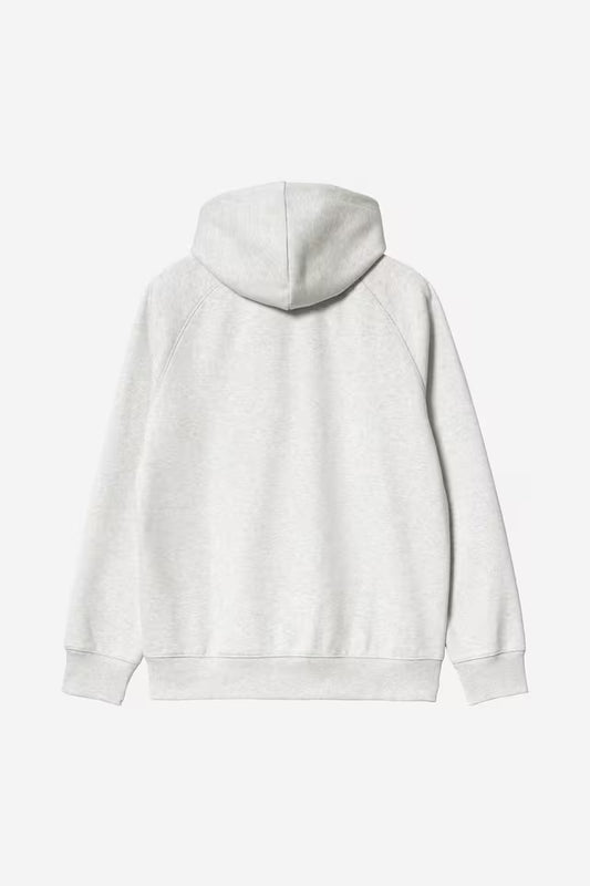 CARHARTT WIP Hooded Chase Jacket FS26 in Ash Heather/Gold