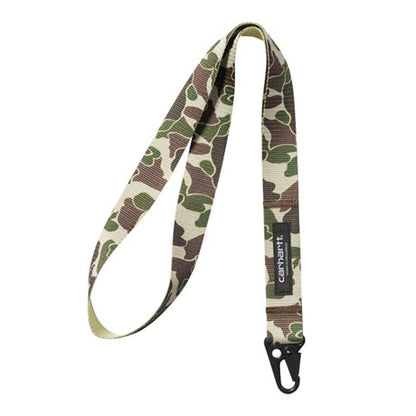 Carhartt Wip Jude Keychain FW24 in Camo Duck Jacquard, Green