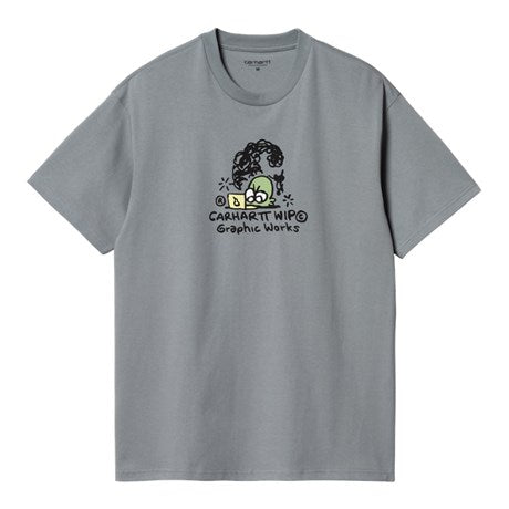 Carhartt Wip S/S Graphic Works T-Shirt FW24 in Dove Grey/---
