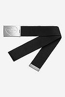 Carhartt WIP Heart Clip Belt Polyester Canvas in Schwarz/Silver