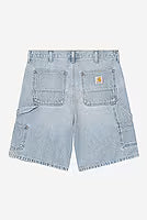 CARHARTT WIP Double Knee Short FS26 in Blue heavy worn bleached