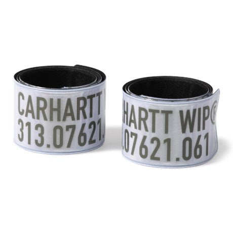 CARHARTT WIP Tour Reflective Strap in Smoke Green/Reflective