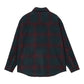 CARHARTT WIP Brennan Shirt Jac Wool/Polyester/Other Plain Weave. 9.9 oz in Brennan Check. Deep Lagoon/Rondo