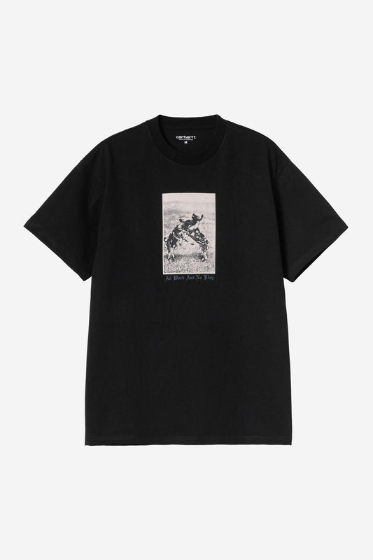 CARHARTT WIP S/S No Play T-Shirt Organic Cotton Single Jersey. 210 g/m² in Schwarz
