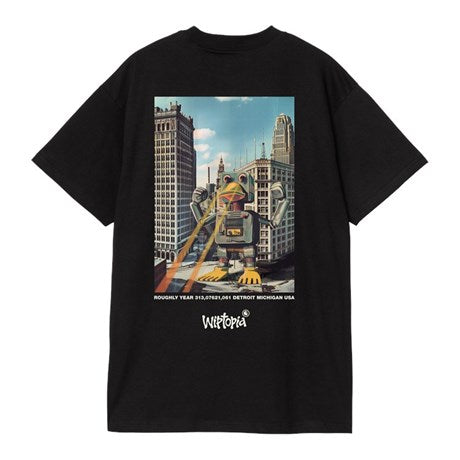 CARHARTT WIP S/S Wiptopia T-Shirt Organic Cotton Single Jersey. 175 g/m² in Schwarz